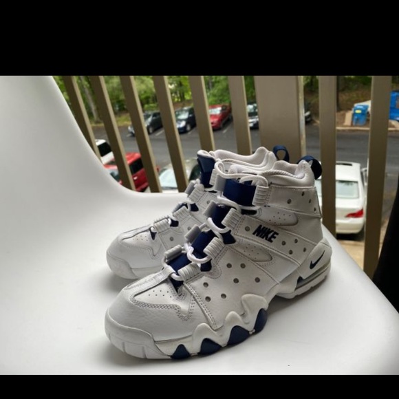 “CHARLES BARKELY” Nike Air Max 2 CB White Size 7y - Picture 1 of 4